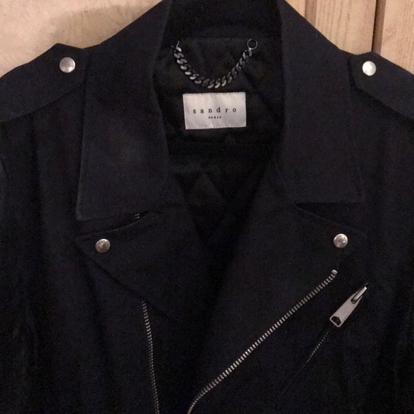 Black Friday Sale!! Sandro Bikers Jacket. - Picture 2 of 8